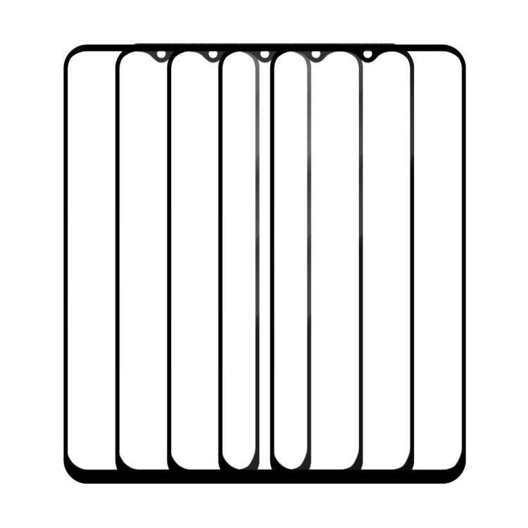 For Infinix Hot 10 Play 5pcs / Pack Do As You Wish Silk Screen Printed HD Tempered Glass Film - Black