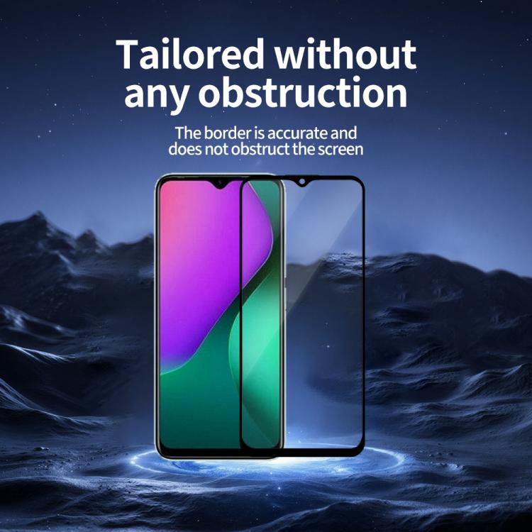For Infinix Hot 10 Play 5pcs / Pack Do As You Wish Silk Screen Printed HD Tempered Glass Film - Black