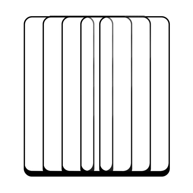 For Infinix Hot 10s NFC 5pcs / Pack Do As You Wish Silk Screen Printed HD Tempered Glass Film - Black