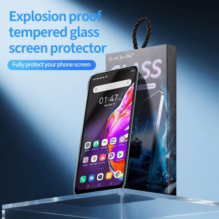 For Infinix Hot 10s NFC 5pcs / Pack Do As You Wish Silk Screen Printed HD Tempered Glass Film - Black