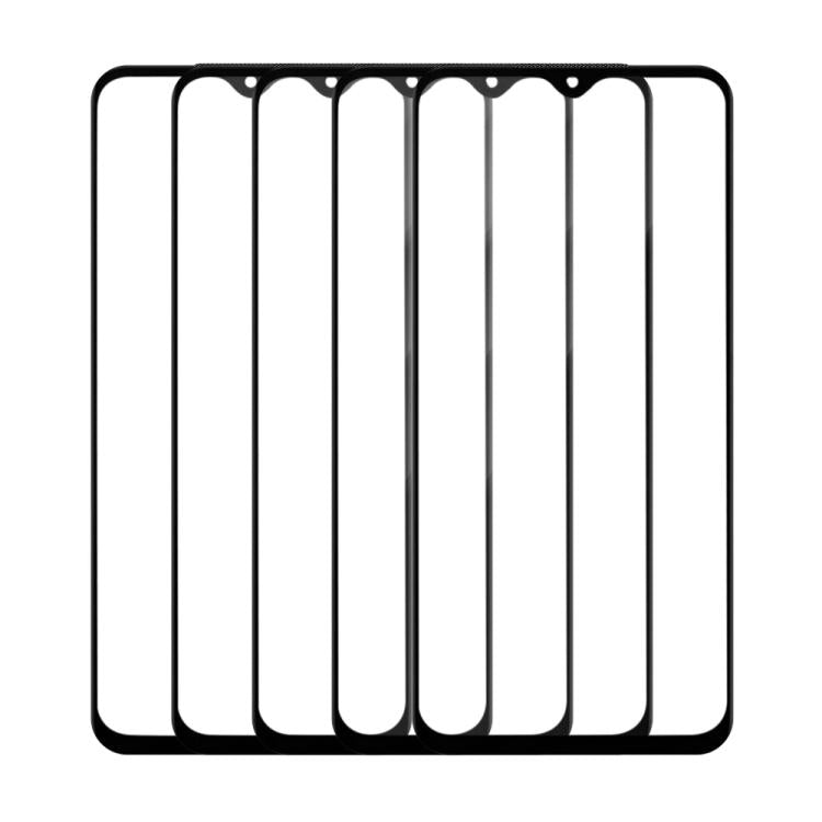 For Infinix Hot 10T 5pcs / Pack Do As You Wish Silk Screen Printed HD Tempered Glass Film - Black