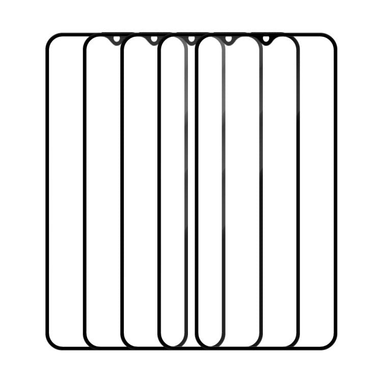 For Infinix Hot 11 Play 5pcs / Pack Do As You Wish Silk Screen Printed HD Tempered Glass Film - Black