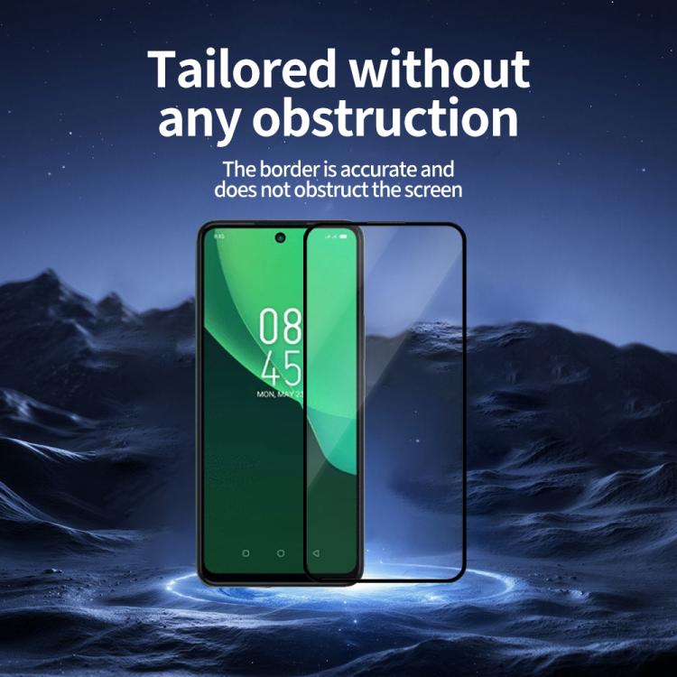 For Infinix Hot 11s 5pcs / Pack Do As You Wish Silk Screen Printed HD Tempered Glass Film - Black