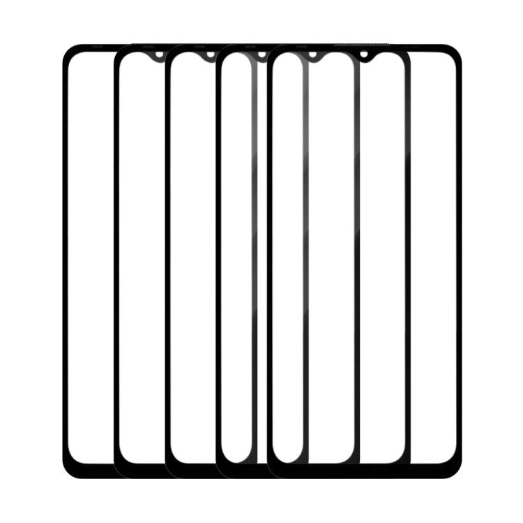 For Infinix Hot 12i 5pcs / Pack Do As You Wish Silk Screen Printed HD Tempered Glass Film - Black