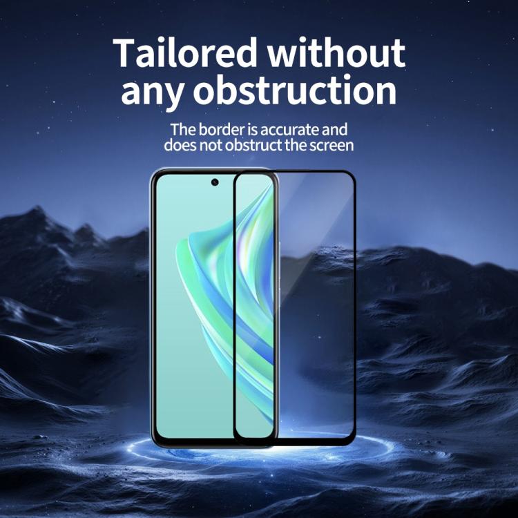 For Infinix Hot 20 Play 5pcs / Pack Do As You Wish Silk Screen Printed HD Tempered Glass Film - Black