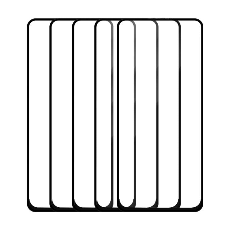 For Infinix Hot 20s 5pcs / Pack Do As You Wish Silk Screen Printed HD Tempered Glass Film - Black