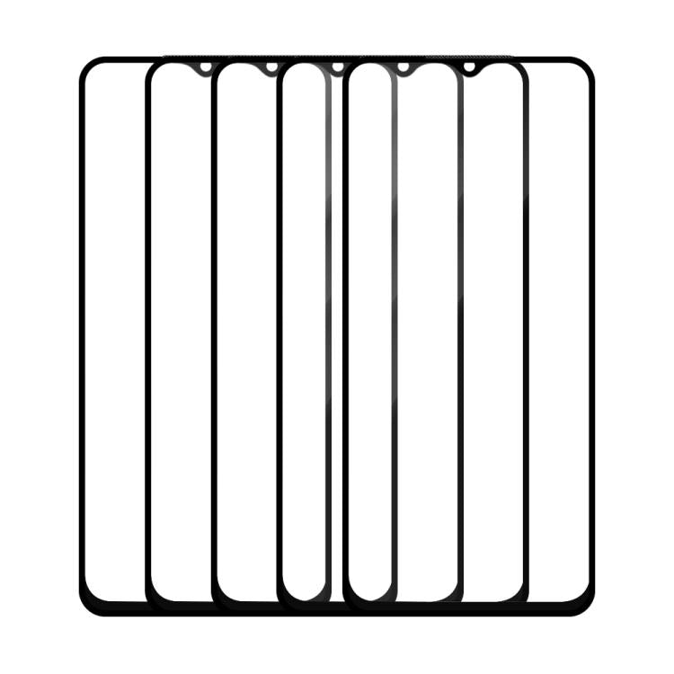 For Infinix Hot 30i 5pcs / Pack Do As You Wish Silk Screen Printed HD Tempered Glass Film - Black