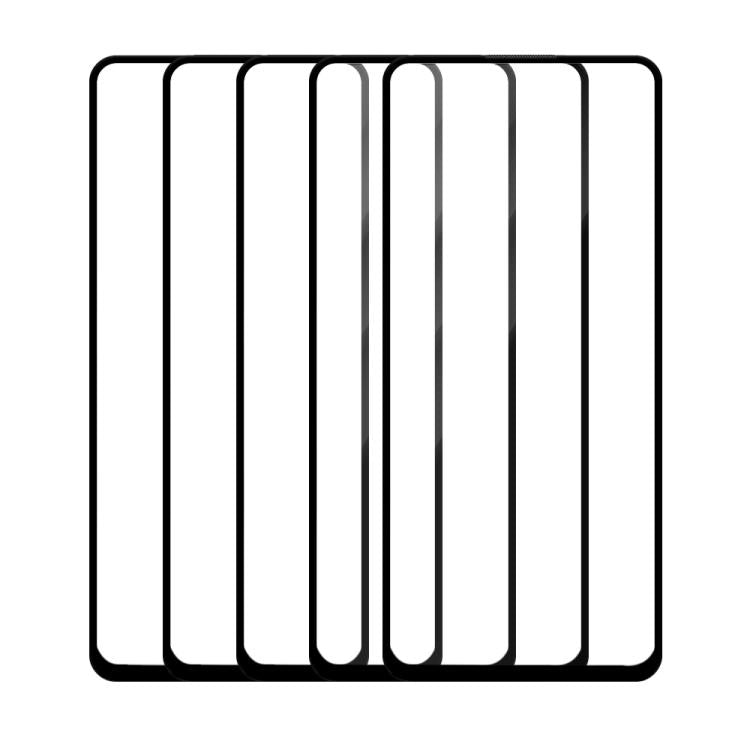 For Infinix Hot 40 Pro 5pcs / Pack Do As You Wish Silk Screen Printed HD Tempered Glass Film - Black