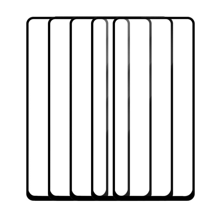 For Infinix Hot 40 5pcs / Pack Do As You Wish Silk Screen Printed HD Tempered Glass Film - Black
