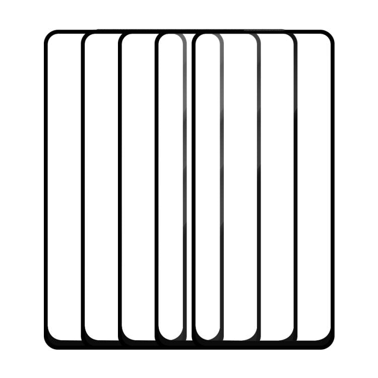 For Infinix Hot 50 4G 5pcs / Pack Do As You Wish Silk Screen Printed HD Tempered Glass Film - Black