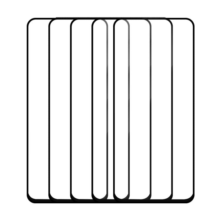 For Infinix Hot 10 5pcs / Pack Do As You Wish Silk Screen Printed HD Tempered Glass Film - Black