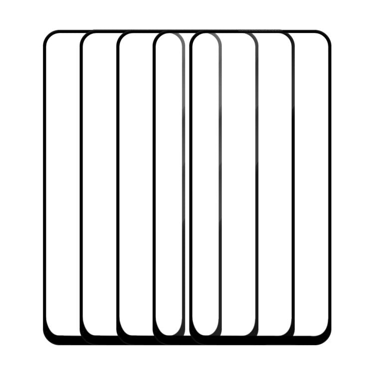 For Infinix Note 7 Lite 5pcs / Pack Do As You Wish Silk Screen Printed HD Tempered Glass Film - Black