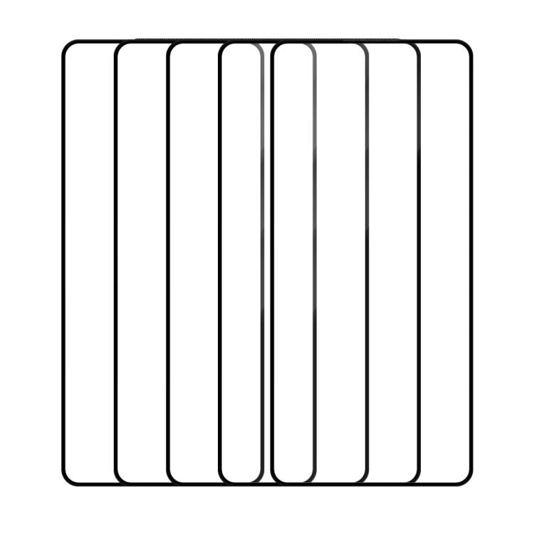 For Infinix Note 30 Pro 5pcs / Pack Do As You Wish Silk Screen Printed HD Tempered Glass Film - Black