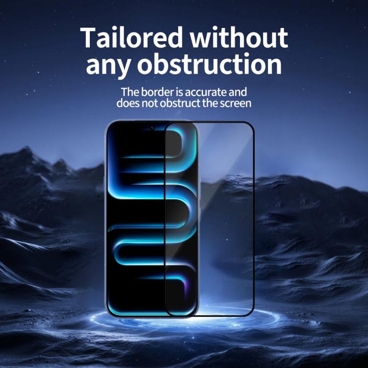 For Infinix Note 60 Pro 5G 5pcs / Pack Do As You Wish Silk Screen Printed HD Tempered Glass Film - Black