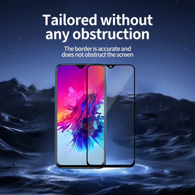 For Infinix Smart 3 Plus 5pcs / Pack Do As You Wish Silk Screen Printed HD Tempered Glass Film - Black