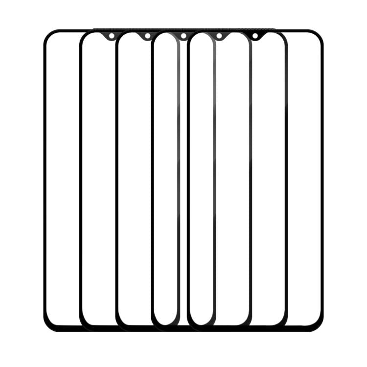 For Infinix Smart 4 5pcs / Pack Do As You Wish Silk Screen Printed HD Tempered Glass Film - Black