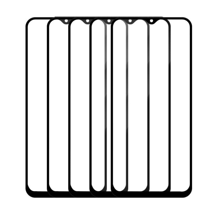 For Infinix Smart 6 5pcs / Pack Do As You Wish Silk Screen Printed HD Tempered Glass Film - Black