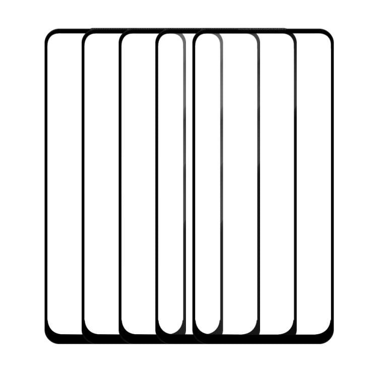 For Infinix Smart 8 5pcs / Pack Do As You Wish Silk Screen Printed HD Tempered Glass Film - Black