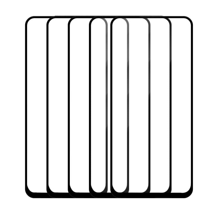 For Infinix Smart 8 Pro 5pcs / Pack Do As You Wish Silk Screen Printed HD Tempered Glass Film - Black