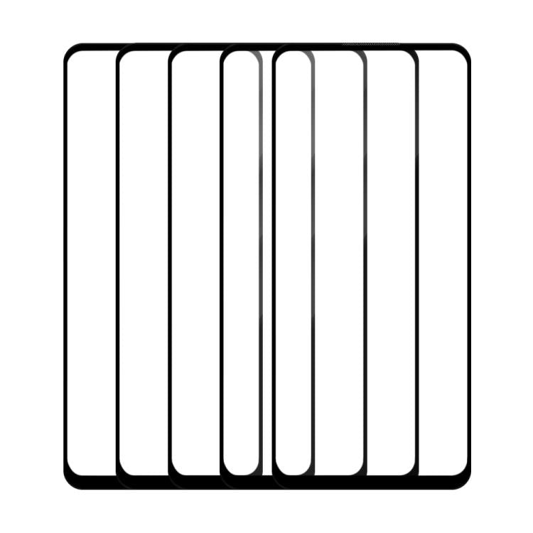 For Infinix Smart 10 HD 4G 5pcs / Pack Do As You Wish Silk Screen Printed HD Tempered Glass Film - Black