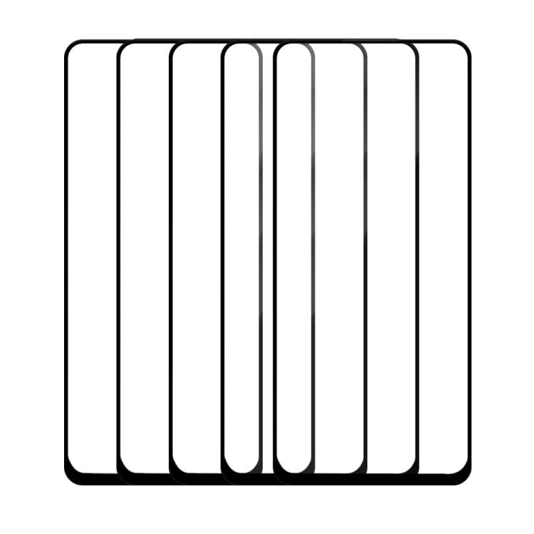 For Infinix Note 30 4G / 5G 5pcs / Pack Do As You Wish Silk Screen Printed HD Tempered Glass Film - Black