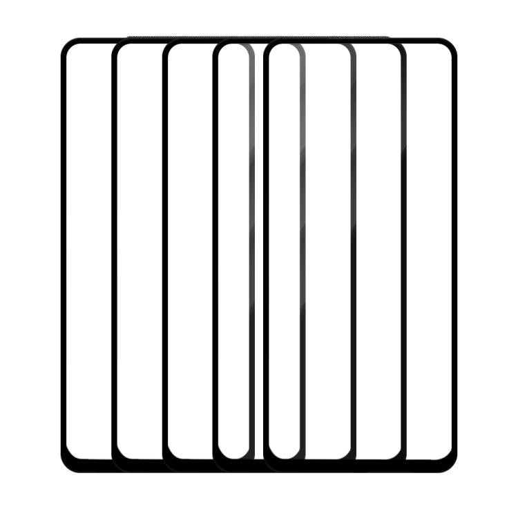 For Infinix Hot 30 4G 5pcs / Pack Do As You Wish Silk Screen Printed HD Tempered Glass Film - Black