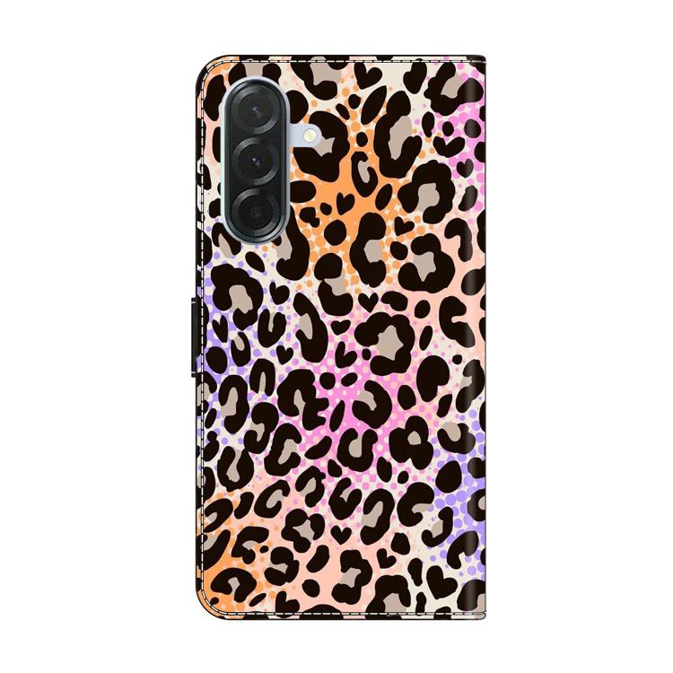 For Samsung Galaxy A37 5G Crystal-Like Painted Vegan Leather Phone Case