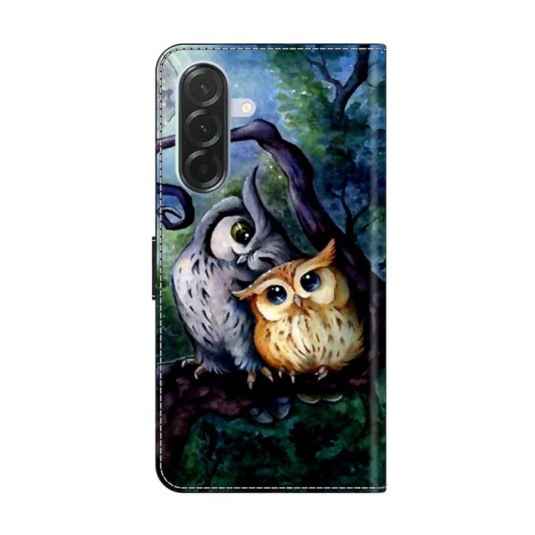 For Samsung Galaxy A37 5G Crystal-Like Painted Vegan Leather Phone Case