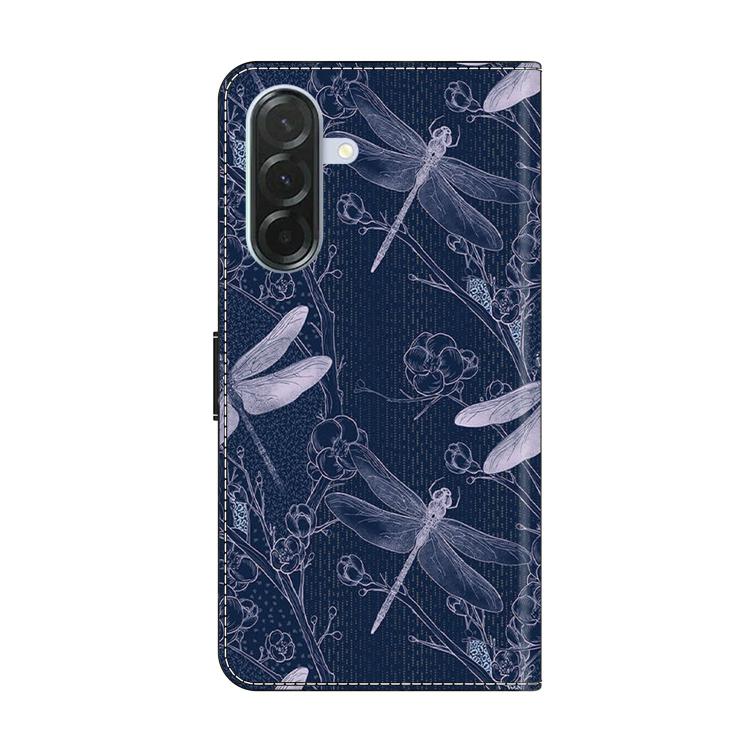 For Samsung Galaxy A37 5G Crystal-Like Painted Vegan Leather Phone Case