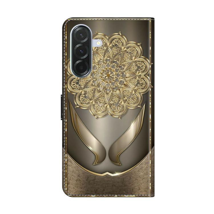 For Samsung Galaxy A37 5G Crystal-Like Painted Vegan Leather Phone Case