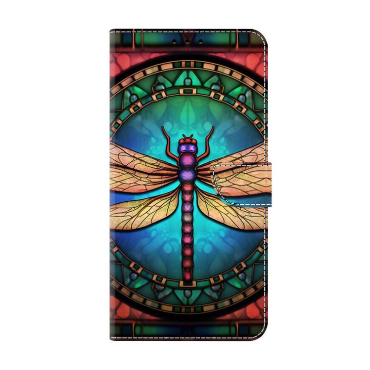 For Samsung Galaxy A37 5G Crystal-Like Painted Vegan Leather Phone Case