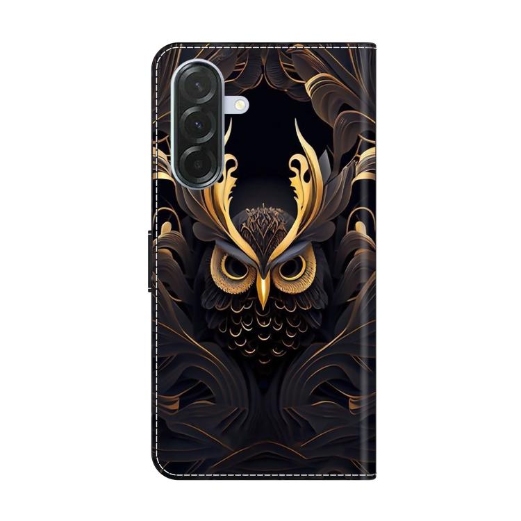 For Samsung Galaxy A37 5G Crystal-Like Painted Vegan Leather Phone Case