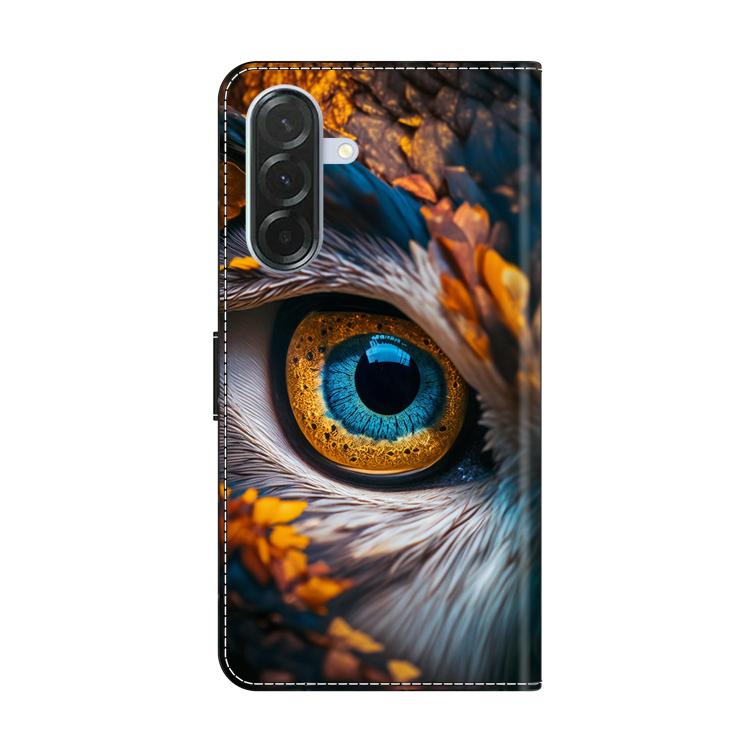 For Samsung Galaxy A57 5G Crystal-Like Painted Vegan Leather Phone Case
