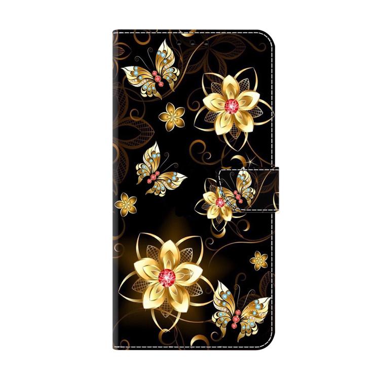 For Samsung Galaxy A57 5G Crystal-Like Painted Vegan Leather Phone Case
