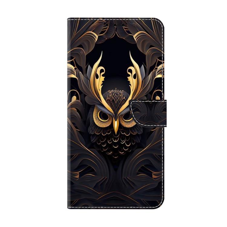 For Samsung Galaxy A57 5G Crystal-Like Painted Vegan Leather Phone Case