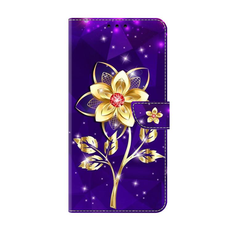 For Samsung Galaxy A57 5G Crystal-Like Painted Vegan Leather Phone Case