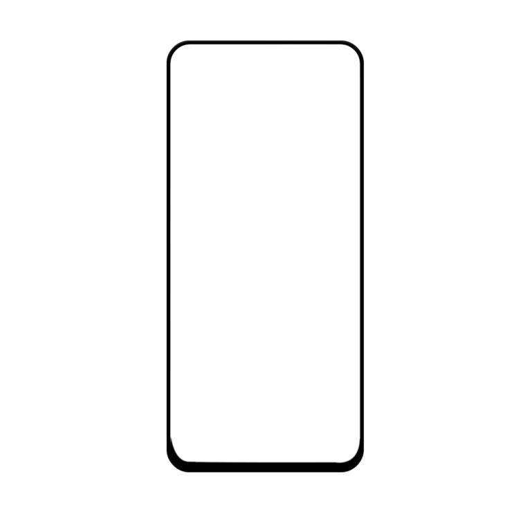 For Tecno Camon 12 Air Do As You Wish Silk Screen Printed HD Tempered Glass Film - Black
