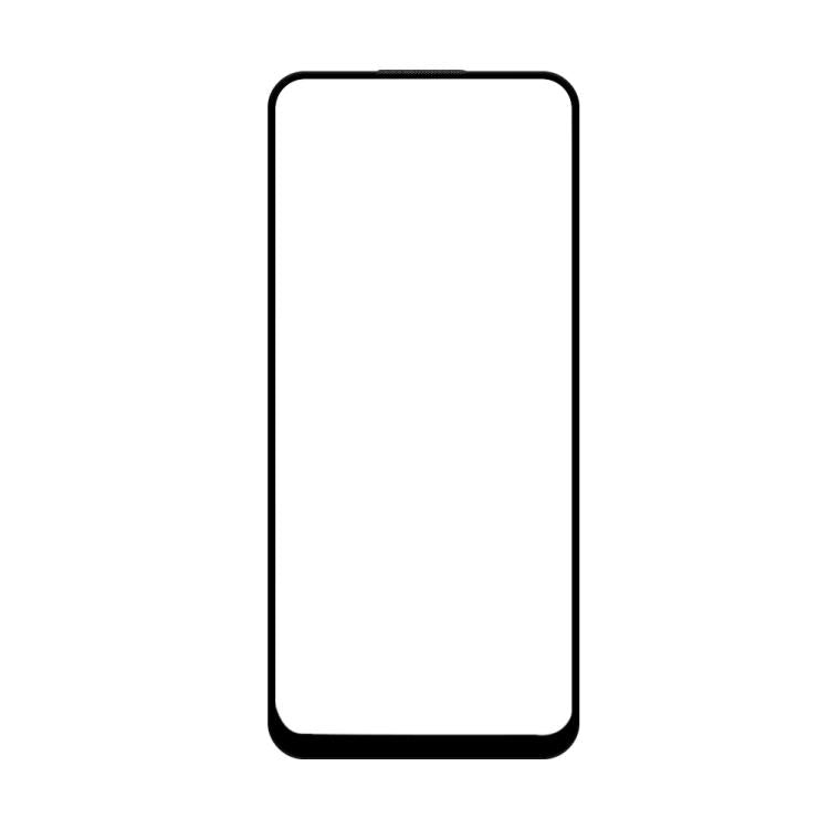 For Tecno Camon 15 Air Do As You Wish Silk Screen Printed HD Tempered Glass Film - Black