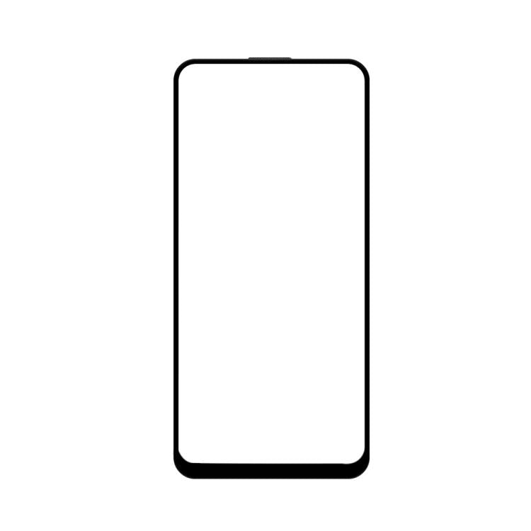 For Tecno Camon 15 Pro Do As You Wish Silk Screen Printed HD Tempered Glass Film - Black