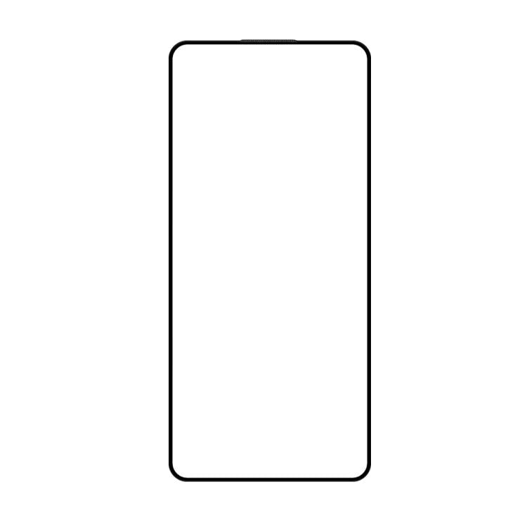 For Tecno Camon 20 Do As You Wish Silk Screen Printed HD Tempered Glass Film - Black