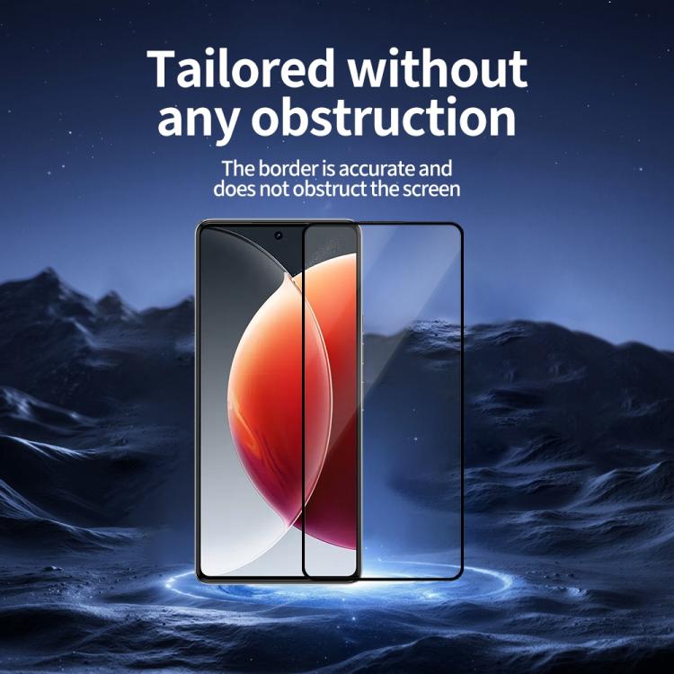 For Tecno Camon 30 5G Do As You Wish Silk Screen Printed HD Tempered Glass Film - Black