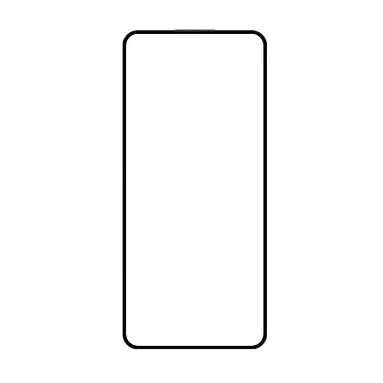 For Tecno Pop 7 Do As You Wish Silk Screen Printed HD Tempered Glass Film - Black