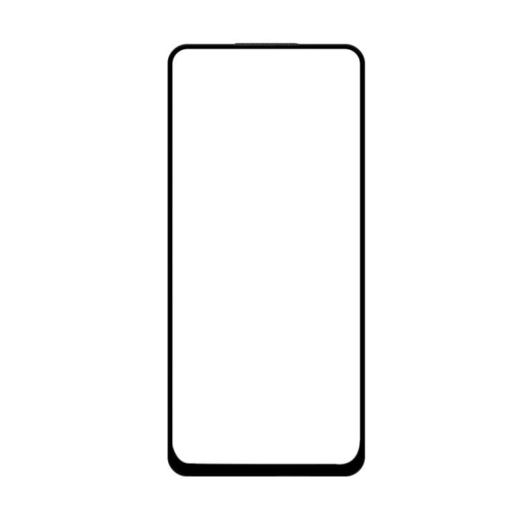 For Tecno Pop 8 Do As You Wish Silk Screen Printed HD Tempered Glass Film - Black
