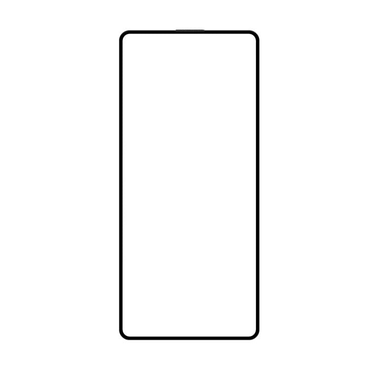 For Tecno Pova 6 Do As You Wish Silk Screen Printed HD Tempered Glass Film - Black
