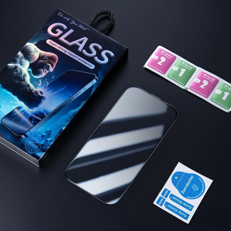 For Tecno Spark 20 Pro 4G Do As You Wish Silk Screen Printed HD Tempered Glass Film - Black