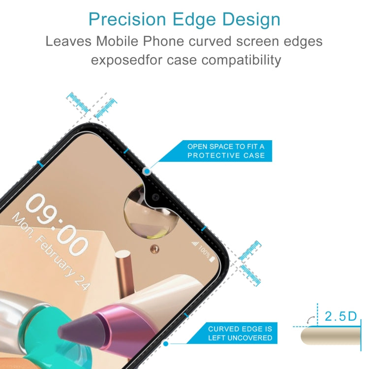 For LG K41S 0.26mm 9H 2.5D Tempered Glass Film