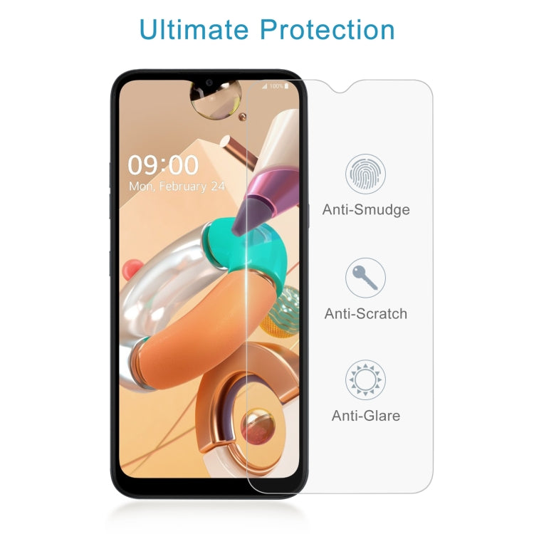 For LG K41S 0.26mm 9H 2.5D Tempered Glass Film