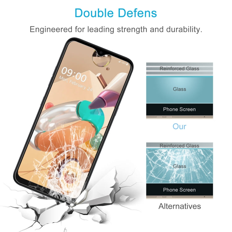 For LG K41S 0.26mm 9H 2.5D Tempered Glass Film