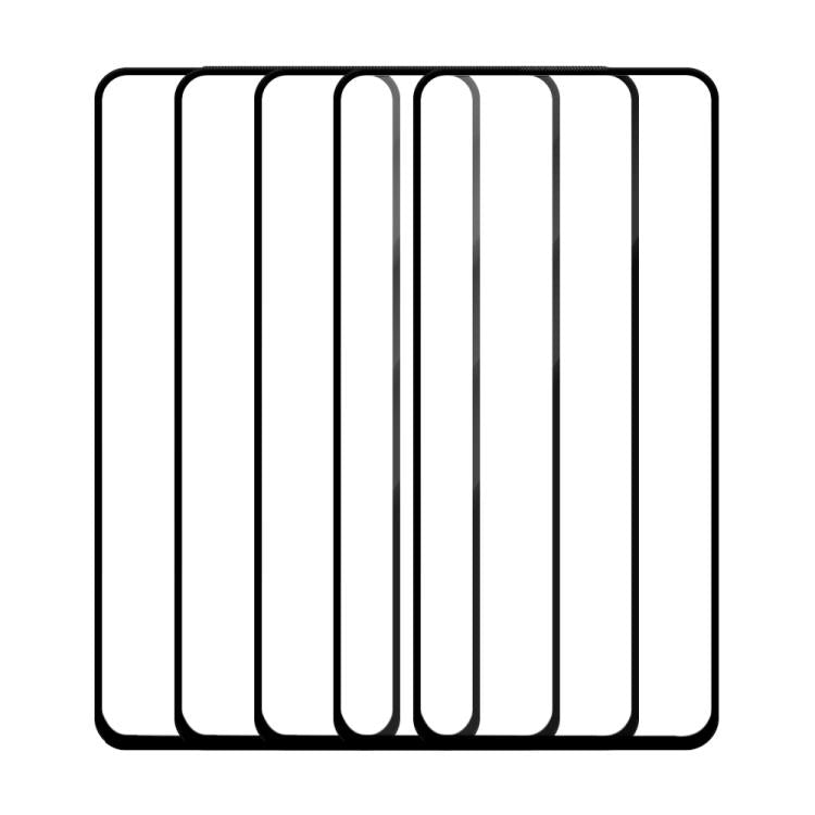 For Tecno Camon 16 Premier 5pcs / Pack Do As You Wish Silk Screen Printed HD Tempered Glass Film - Black