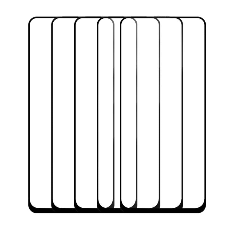 For Tecno Camon 19 5pcs / Pack Do As You Wish Silk Screen Printed HD Tempered Glass Film - Black
